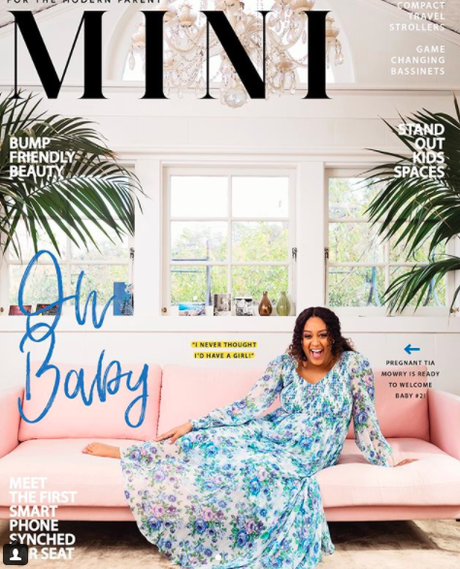 Tia Mowry Covers The Spring Issue Of Mini Magazine