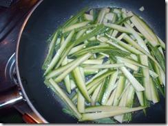 fresh zucchini saute