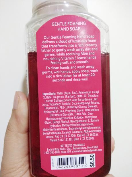 bath and body works hand soap
