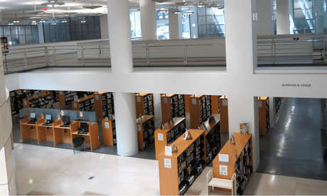 Interiors of SFO's Public Library