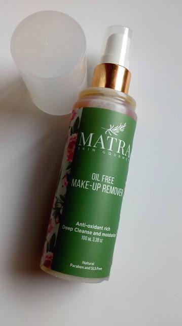 Matra Naturals Skin Gourmet Oil Free Makeup Remover Review