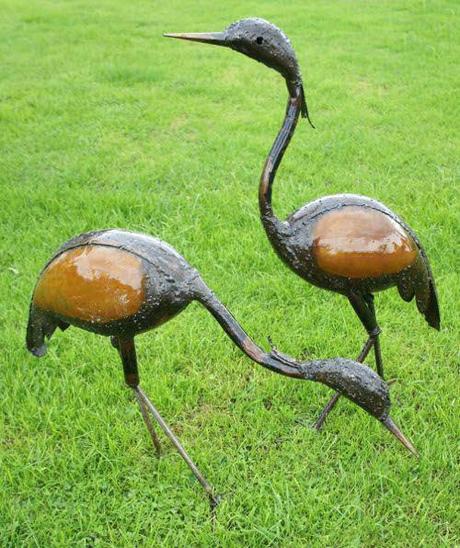 crane statues garden sculptures grden sculpturesgrden sttuesmetl home design furniture the villages fl