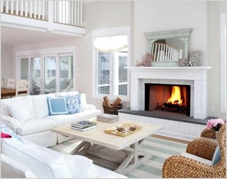 a beach house makeover with focus on