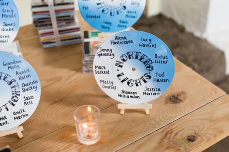 Record table plans at wedding