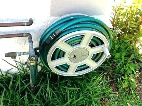 auto garden hose reel automatic retractable garden water hose reel