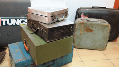 Evolution of suitcases at the Manjushree Heritage Museum of Packaging & Design