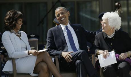 Barack Obama & Michelle Obama Remember Former First Lady Barbara Bush