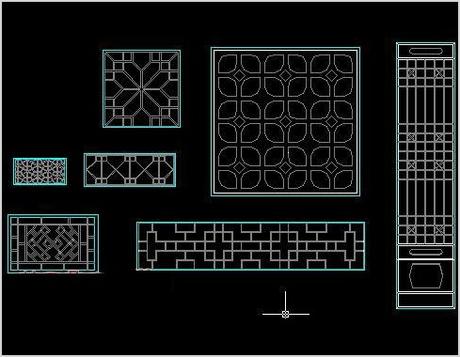 ancient windows cad block