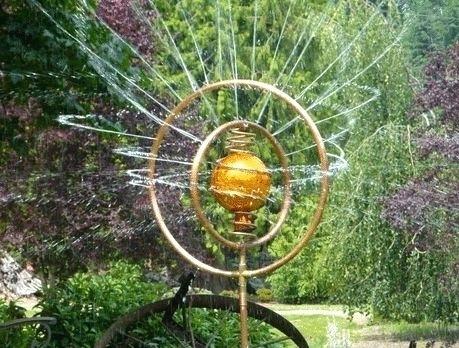 spinning garden art spinning sun kinetic garden art