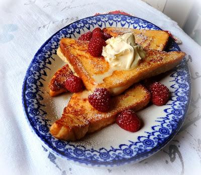 Pain Perdu with Clotted Cream & Berries