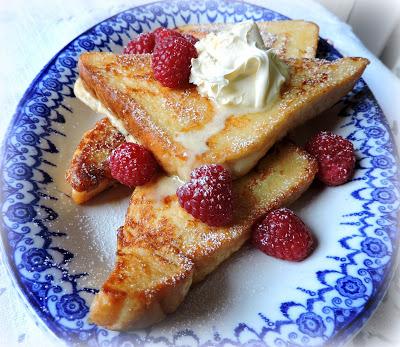 Pain Perdu with Clotted Cream & Berries