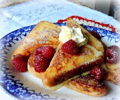 Pain Perdu with Clotted Cream & Berries
