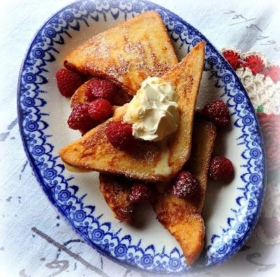 Pain Perdu with Clotted Cream & Berries