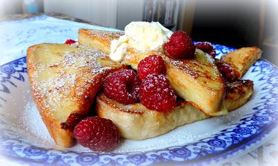 Pain Perdu with Clotted Cream & Berries