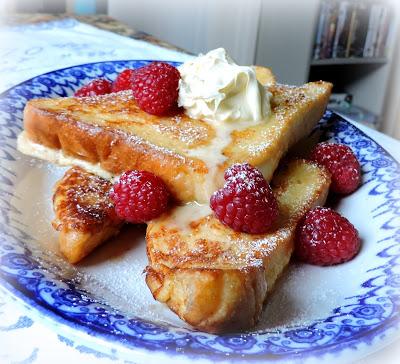 Pain Perdu with Clotted Cream & Berries