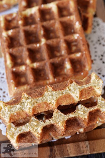 crispy Belgian liege waffles