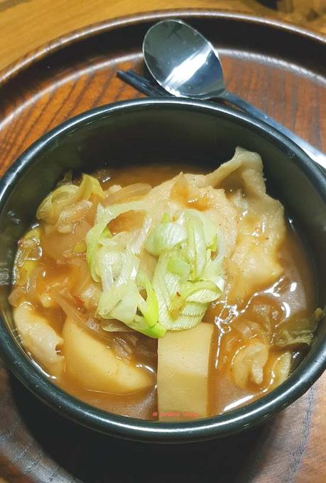 Sujebi 수제비 (hand torn noodle soup)