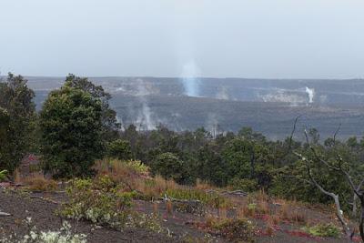 A RAINY DAY in VOLCANOES NATIONAL PARK, HAWAII
