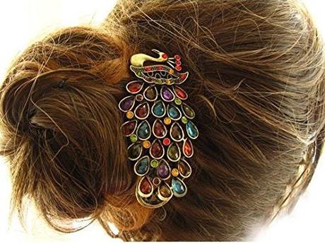 Cinderella Collection By Shining Diva Peacock Hair Accessories Hair Clip