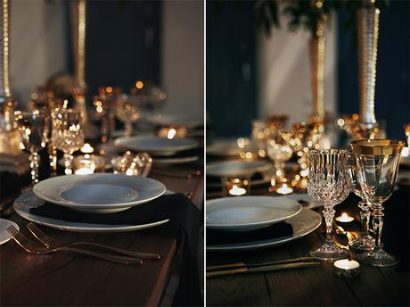 Black and gold hues wedding inspiration with a modern flair =