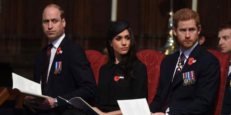 Meghan Markle Joined William & Harry For Service At Westminster Abbey