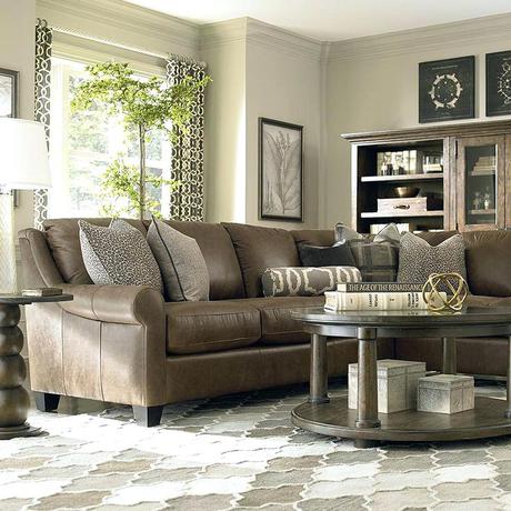 brown leather sofa living room dark brown leather couch living room ideas