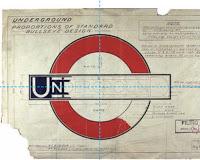 My idea for how Edward Johnston came up with the design for the London Underground Roundel