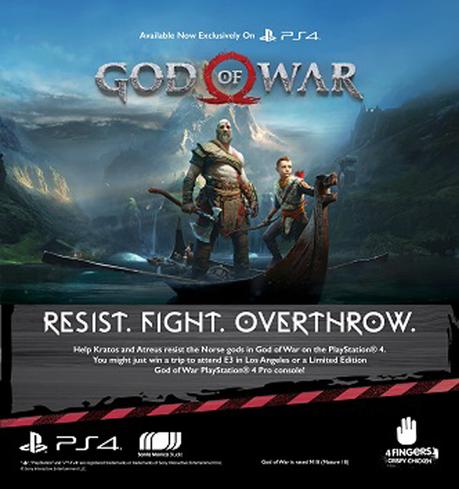 4FINGERS Collaborates With God of War In A Month-Long Epic Journey