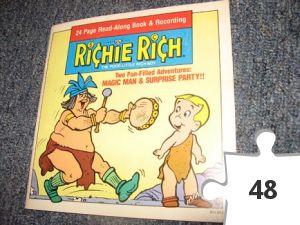 Jigsaw puzzle - Richie Rich Magic Man/Surprise Party Book and Record