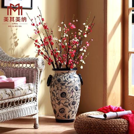big flower vase for living room cermic vse rtificil s rtificil s lrge big flower vase for living room online india