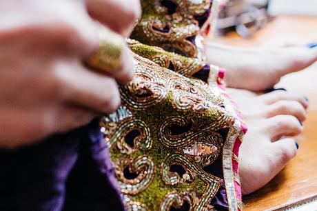 Orange, Purple and Green Tanvii.com