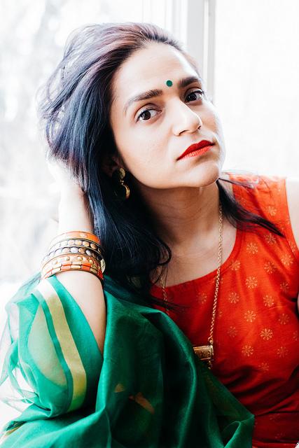 Orange, Purple and Green Tanvii.com