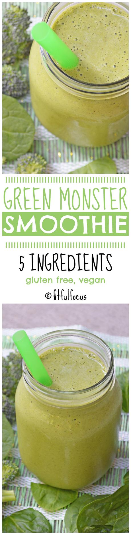 Green Monster Smoothie (gluten free, vegan)