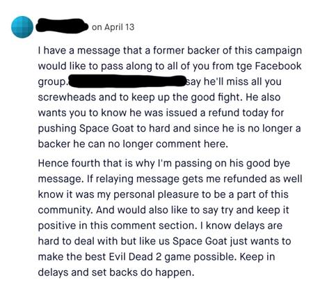 The Emotional Rollercoaster of Backing a Failed Kickstarter