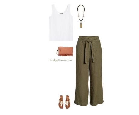 How to Wear Casual Summer Cropped Pants
