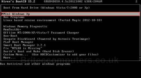 How to Scan a Hard Drive with Hiren’s Boot CD