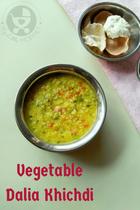 Khichdi doesn't have to include rice, you can make it with dalia as well! Try this vegetable dalia khichdi recipe, packed with veggies and ideal for babies over 10 months.