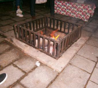 Bonfire at 7 Pines Hotel Kasauli