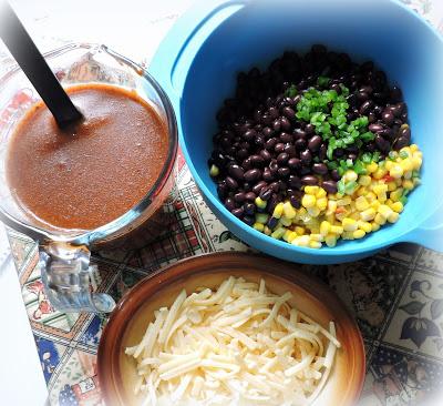 Blackbean & Corn Enchiladas