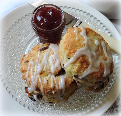 Orange, Cranberry & Cream Scones