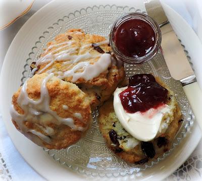 Orange, Cranberry & Cream Scones