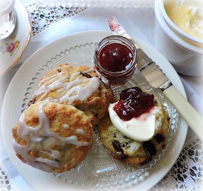 Orange, Cranberry & Cream Scones