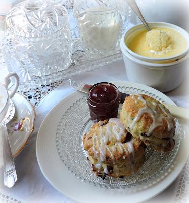 Orange, Cranberry & Cream Scones