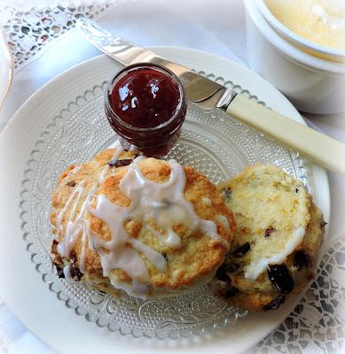 Orange, Cranberry & Cream Scones