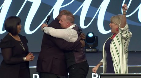 On Sunday Ron Carpenter Handed The Keys To Redemption Church To John Gray