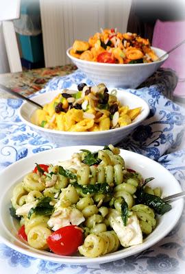 A Trio of Pasta Salads