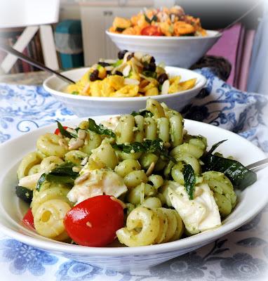 A Trio of Pasta Salads