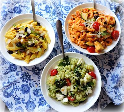 A Trio of Pasta Salads