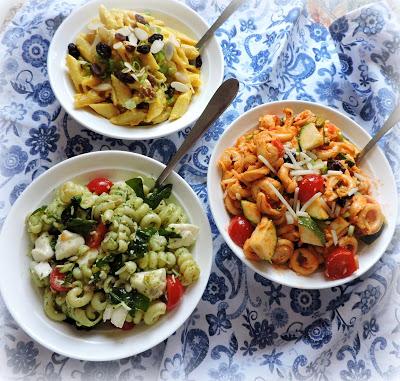 A Trio of Pasta Salads