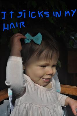 Josie and Her Hair Bow